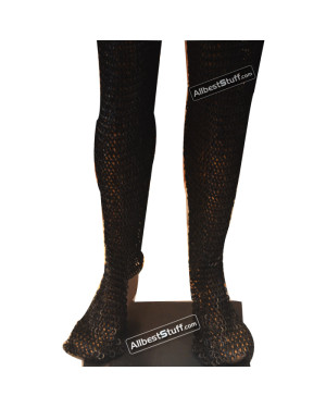 Dense Chain Mail Leg Protection Medium Chausses 6 MM
